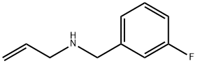 [(3-fluorophenyl)methyl](prop-2-en-1-yl)amine Structure