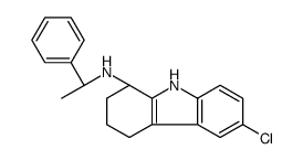 (1R)-6-chloro-N-[(1R)-1-phenylethyl]-2,3,4,9-tetrahydro-1H-carbazol-1-amine Structure