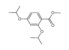 methyl 2,4-diisopropoxybenzoate structure