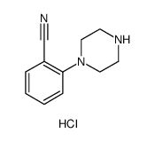 2-(piperazin-1-yl)benzonitrile hydrochloride结构式