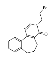 3-(2-bromoethyl)-6,7-dihydro-5H-benzo[6,7]-cyclohepta[1,2-d]pyrimidin-4(3H)-one Structure