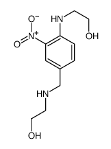 2-[[4-(2-hydroxyethylamino)-3-nitrophenyl]methylamino]ethanol Structure