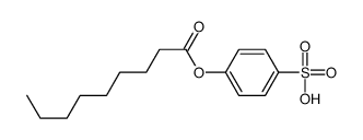 4-nonanoyloxybenzenesulfonic acid Structure