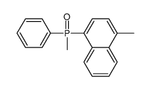 1-methyl-4-[methyl(phenyl)phosphoryl]naphthalene结构式