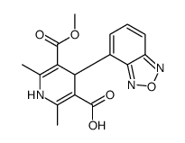 4-(2,1,3-benzoxadiazol-4-yl)-5-methoxycarbonyl-2,6-dimethyl-1,4-dihydropyridine-3-carboxylic acid Structure