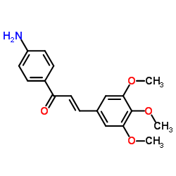 (2E)-1-(4-Aminophenyl)-3-(3,4,5-trimethoxyphenyl)-2-propen-1-one结构式