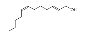 (2E,7Z)-2,7-dodecadien-1-ol Structure