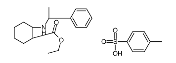 (1S,2R)-ethyl 2-((R)-1-phenylethylamino)cyclohexanecarboxylate 4-methylbenzenesulfonate结构式