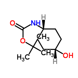 tert-Butyl (trans-4-hydroxycyclohexyl)carbamate structure