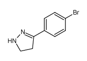 3-(4-bromo-phenyl)-4,5-dihydro-1H-pyrazole结构式