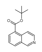 isoquinoline-5-carboxylic acid t-butyl ester Structure