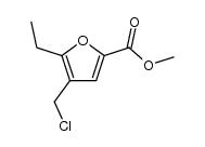 methyl 4-chloromethyl-5-ethylfuran-2-carboxylate Structure