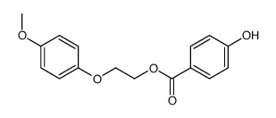 2-(4-methoxyphenoxy)ethyl 4-hydroxybenzoate Structure