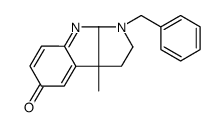 (3aS)-1-Benzyl-3a-methyl-2,3,3a,8a-tetrahydropyrrolo[2,3-b]indol- 5(1H)-one结构式