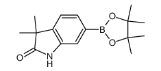 3,3-dimethyl-6-(4,4,5,5-tetramethyl-1,3,2-dioxaborolan-2-yl)indolin-2-one picture