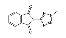 N-(2-methyltetrazol-5-yl)phthalimide结构式