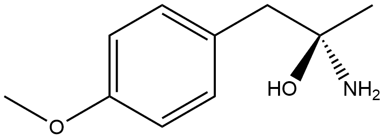 (R)-2-amino-3-(4-methoxyphenyl)propan-1-ol结构式