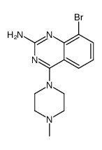 8-bromo-4-(4-methylpiperazin-1-yl)quinazolin-2-amine结构式