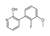 3-(2-fluoro-3-methoxyphenyl)-1H-pyridin-2-one结构式