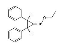 exo-1-(ethoxymethyl)-1a,9b-dihydro-1H-cyclopropa[l]phenanthrene结构式