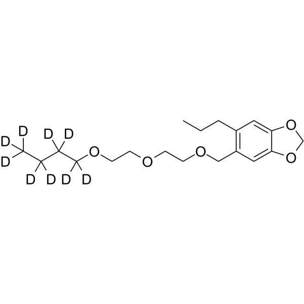 Piperonyl butoxide-d9 structure