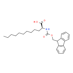 (2S)-2-(9H-Fluoren-9-ylmethoxycarbonylamino)dodecanoic acid Structure