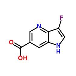 3-Fluoro-1H-pyrrolo[3,2-b]pyridine-6-carboxylic acid Structure