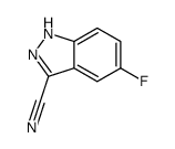 5-fluoro-1H-indazole-3-carbonitrile结构式