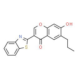 3-(benzo[d]thiazol-2-yl)-7-hydroxy-6-propyl-4H-chromen-4-one picture