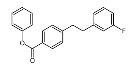 phenyl 4-[2-(3-fluorophenyl)ethyl]benzoate Structure