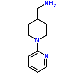 [1-(Pyridin-2-yl)piperidin-4-yl]methanamine结构式