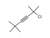 2-chloro-2,5,5-trimethyl-hex-3-yne Structure