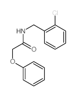 N-[(2-chlorophenyl)methyl]-2-phenoxy-acetamide Structure