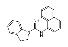 N'-naphthalen-1-yl-2,3-dihydroindole-1-carboximidamide Structure