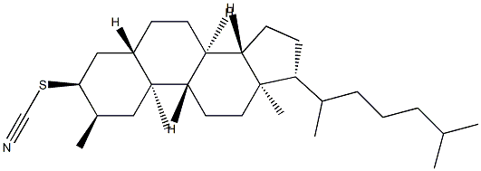 2α-Methyl-5α-cholestan-3α-yl thiocyanate picture