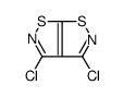 3,4-dichloroisothiazolo[4,5-d]isothiazole结构式