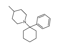 1-(1-phenylcyclohexyl)-4-methylpiperidine structure