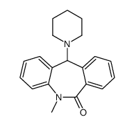 5-methyl-11-piperidin-1-yl-11H-benzo[c][1]benzazepin-6-one Structure