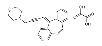 4-[4-(dibenzo[1,2-a:1',2'-e][7]annulen-11-ylidene)but-2-ynyl]morpholine,oxalic acid Structure