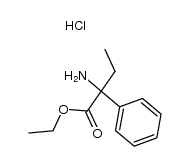 ethyl 2-amino-2-phenylbutanoate hydrochloride Structure