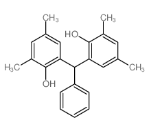 Phenol,2,2'-(phenylmethylene)bis[4,6-dimethyl-结构式