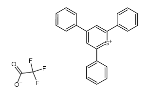 2,4,6-Triphenylthiapyrylium trifluoroacetate Structure