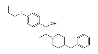 2-(4-benzylpiperidin-1-yl)-1-(4-propoxyphenyl)propan-1-ol Structure