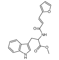 N-(3-(2-FURYL)ACRYLOYL)-L-TRYPTOPHAN Structure