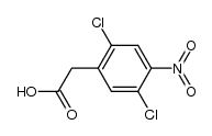 (2,5-dichloro-4-nitrophenyl)acetic acid Structure