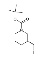 (3R)-3-(Iodomethyl)-1-Boc-piperidine structure