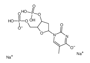 Thymidine 3',5'-Diphosphate Disodium Salt structure