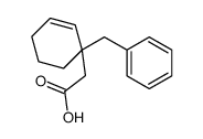 2-(1-benzylcyclohex-2-en-1-yl)acetic acid Structure