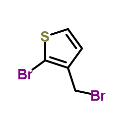 2-Bromo-3-(bromomethyl)thiophene structure