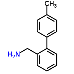 1-(4'-Methyl-2-biphenylyl)methanamine结构式